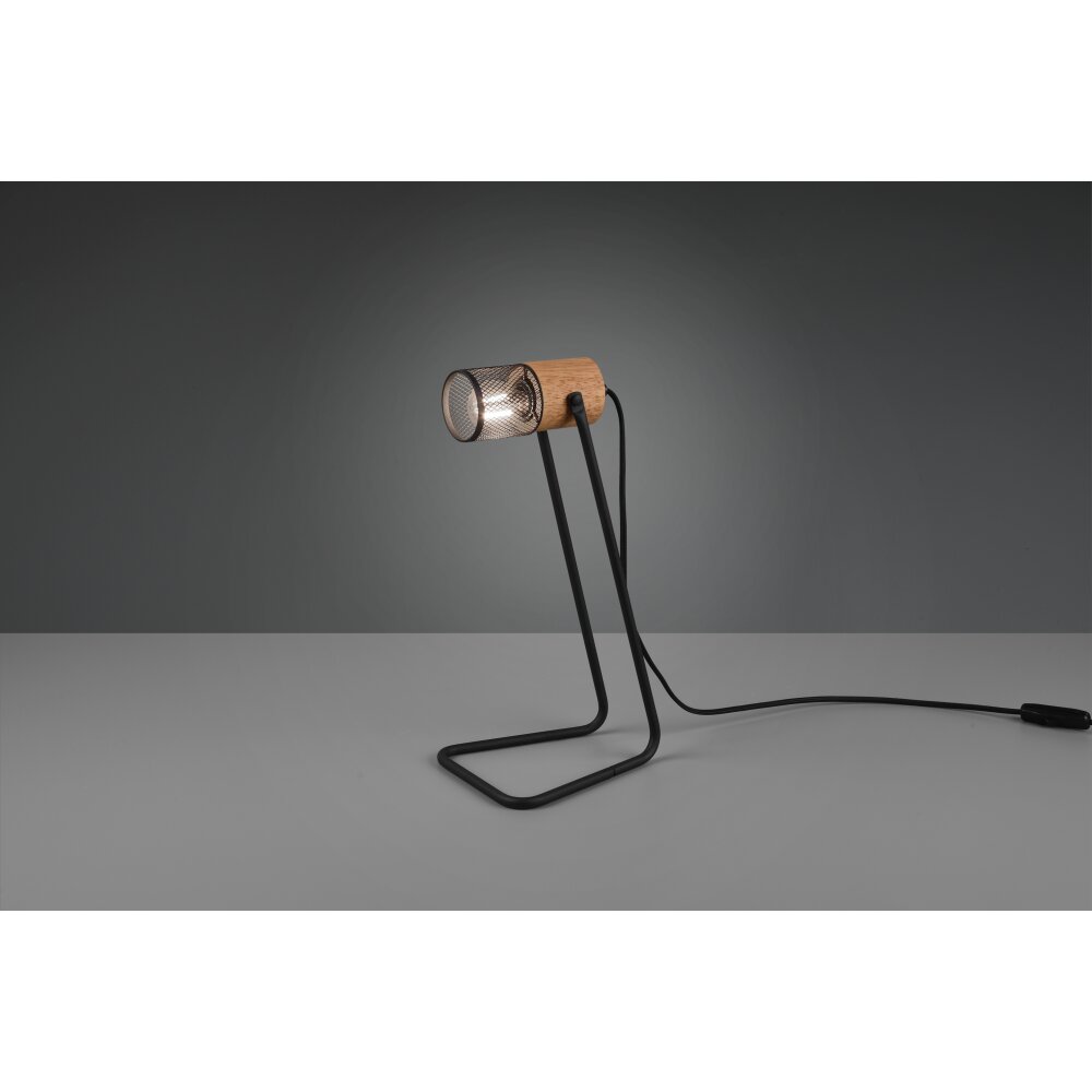 Trio Tosh Tischleuchte LED Schwarz, 1-flammig main product photo