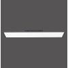 Leuchten Direkt FLAT Panel LED Schwarz, 1-flammig, Fernbedienung