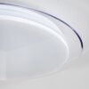 Deckenleuchte Bleik LED Weiß, 1-flammig, Fernbedienung