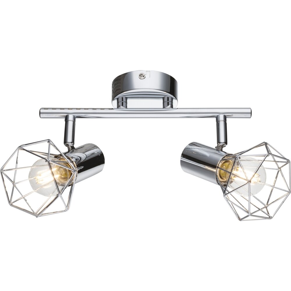 Globo Xara Deckenspot Chrom, 2-flammig main product photo