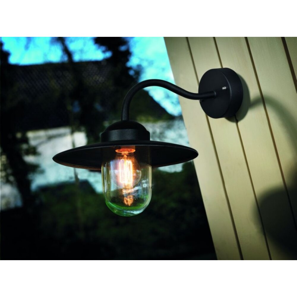 Nordlux LUXEMBOURG Außenwandleuchte Schwarz, 1-flammig main product photo
