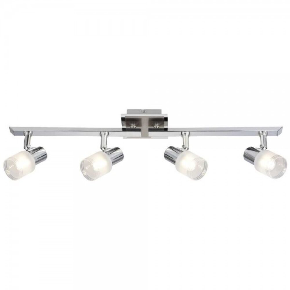 Brilliant Leuchten Lea Spotrohr Chrom, Weiß, 4-flammig main product photo