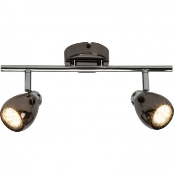 Brilliant MILANO LED Deckenleuchte Chrom, Schwarz, 2-flammig