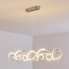 Lavaca Pendelleuchte LED Silber, 4-flammig