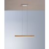 Bopp NANO Pendelleuchte LED Aluminium, Holz dunkel, 1-flammig