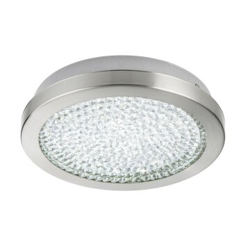 Eglo AREZZO 2 Deckenleuchte LED Kristalloptik, Nickel-Matt, 1-flammig