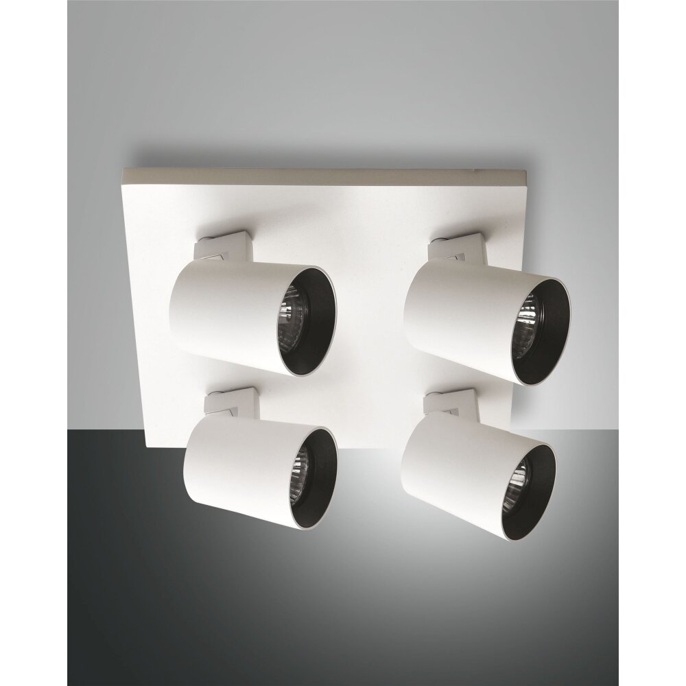 Fabas Luce Modo Deckenleuchten Weiß, 4-flammig main product photo