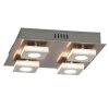 Brilliant Transit Deckenleuchte LED Nickel-Matt, 4-flammig