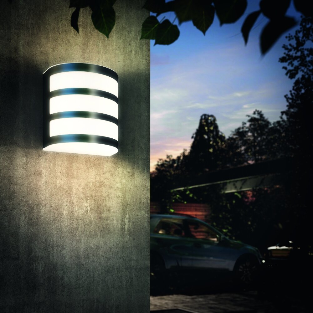 Philips Calgary Außenwandleuchte LED Edelstahl, 1-flammig main product photo
