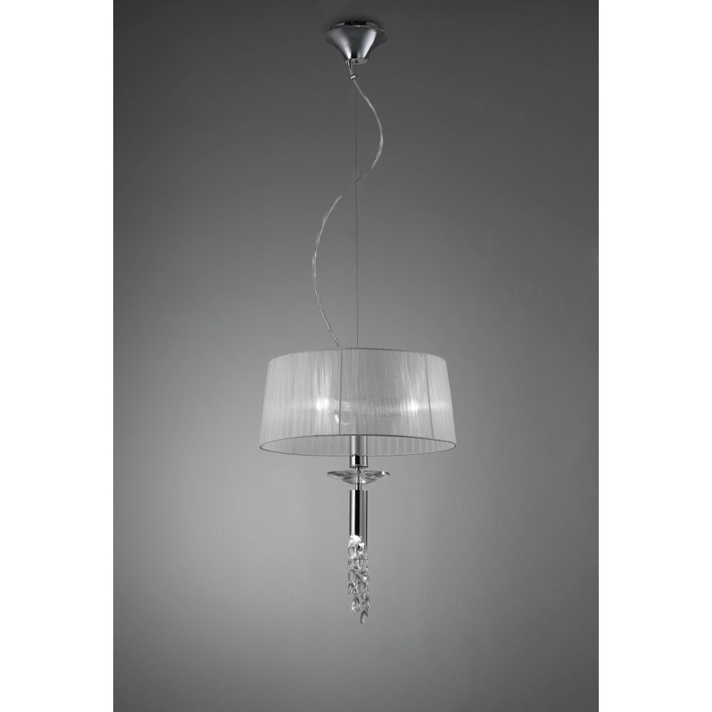 Mantra TIFFANY Pendelleuchte Chrom, 3-flammig main product photo