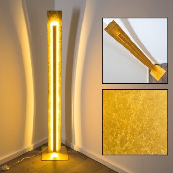 Petrolia Stehleuchte LED Gold, 1-flammig