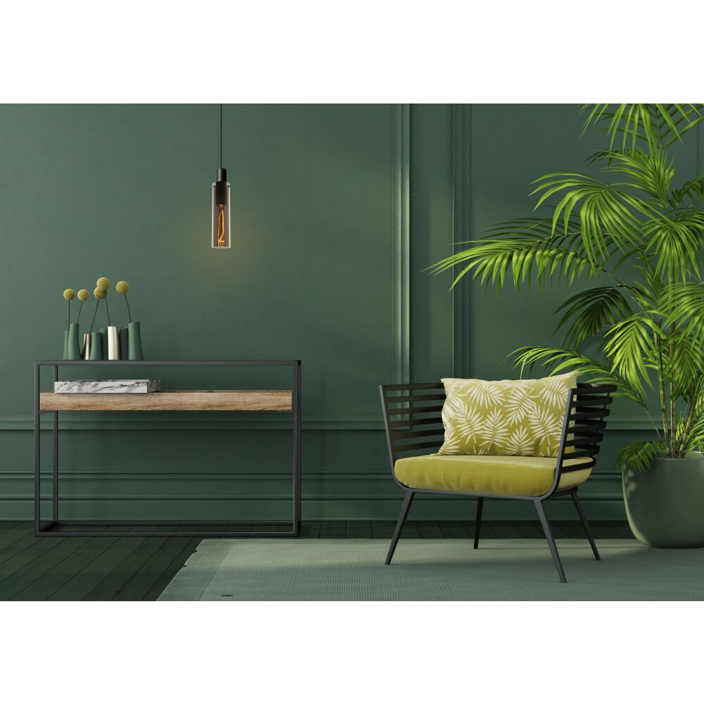 Lucide ORLANDO Pendelleuchten Grau, Rostfarben, 1-flammig main product photo