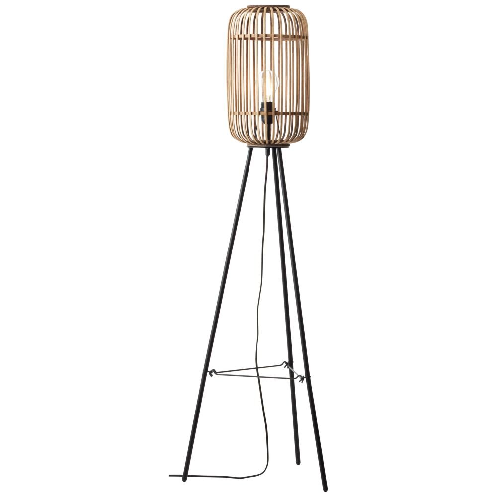 Brilliant Woodrow Stehleuchte Braun, 1-flammig main product photo