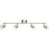 Globo COMORE Deckenleuchte LED Nickel-Matt, 4-flammig