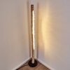 Rodeche Stehleuchte LED Holz hell, Schwarz, 1-flammig