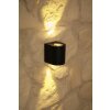 Nordlux CANTO Außenwandleuchte LED Schwarz, 2-flammig