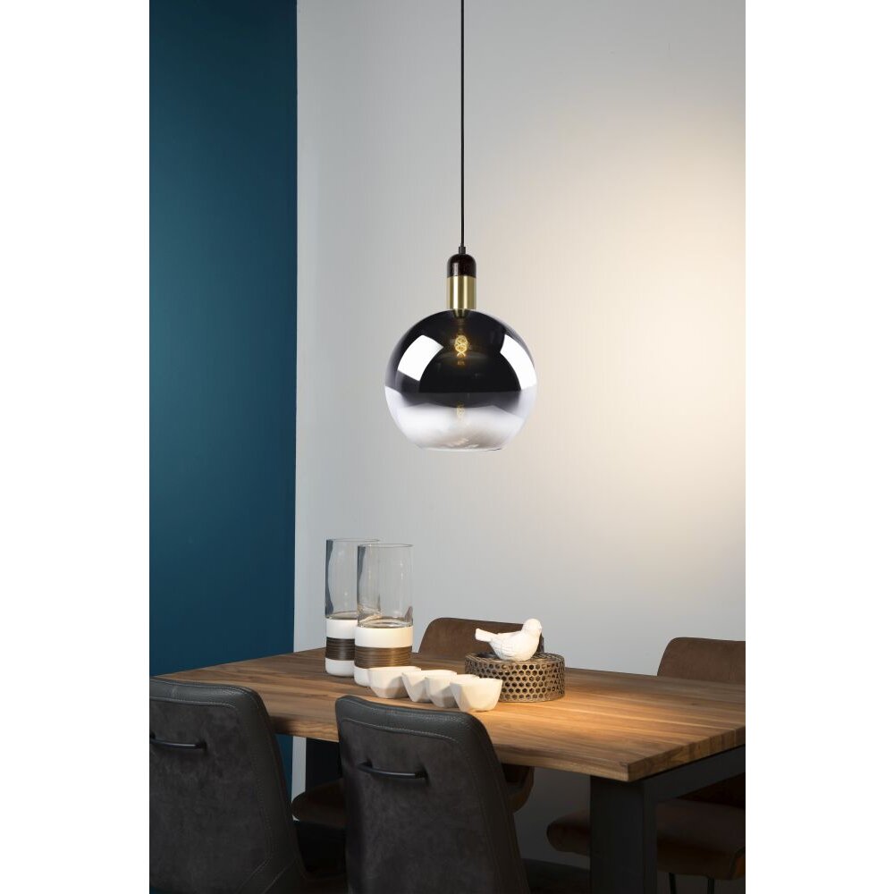 Lucide JULIUS Pendelleuchte Grau, 1-flammig main product photo